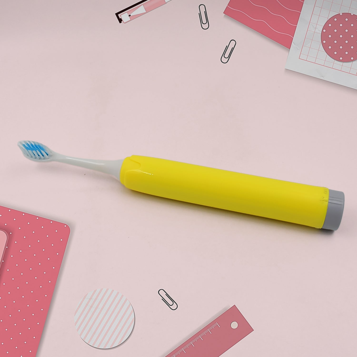 Adult Waterproof Electric Toothbrush 1 Head Battery Operated Toothbrush (1 Pc  Battery Not Included) Adult Waterproof Electric Toothbrush 1 Head Battery Operated Toothbrush (1 Pc  Battery Not Included)